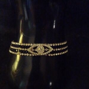 Hand Crafted Silver and Black Bracelet